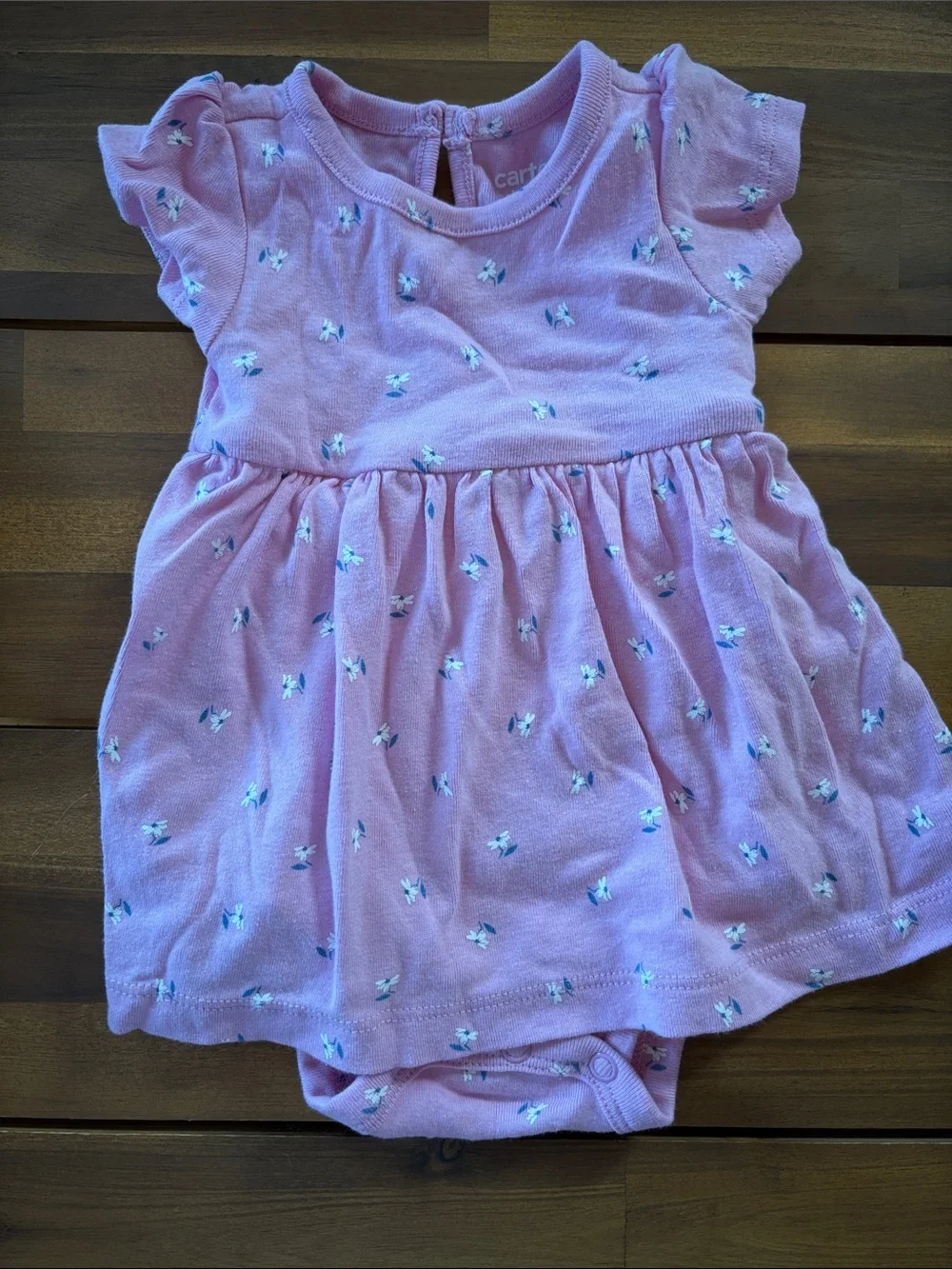 Carter's Floral Navy, Pink and White Baby Matching Sets